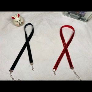 red and black choker🖤❤️